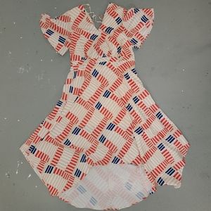 Loveriche faux wrap dress